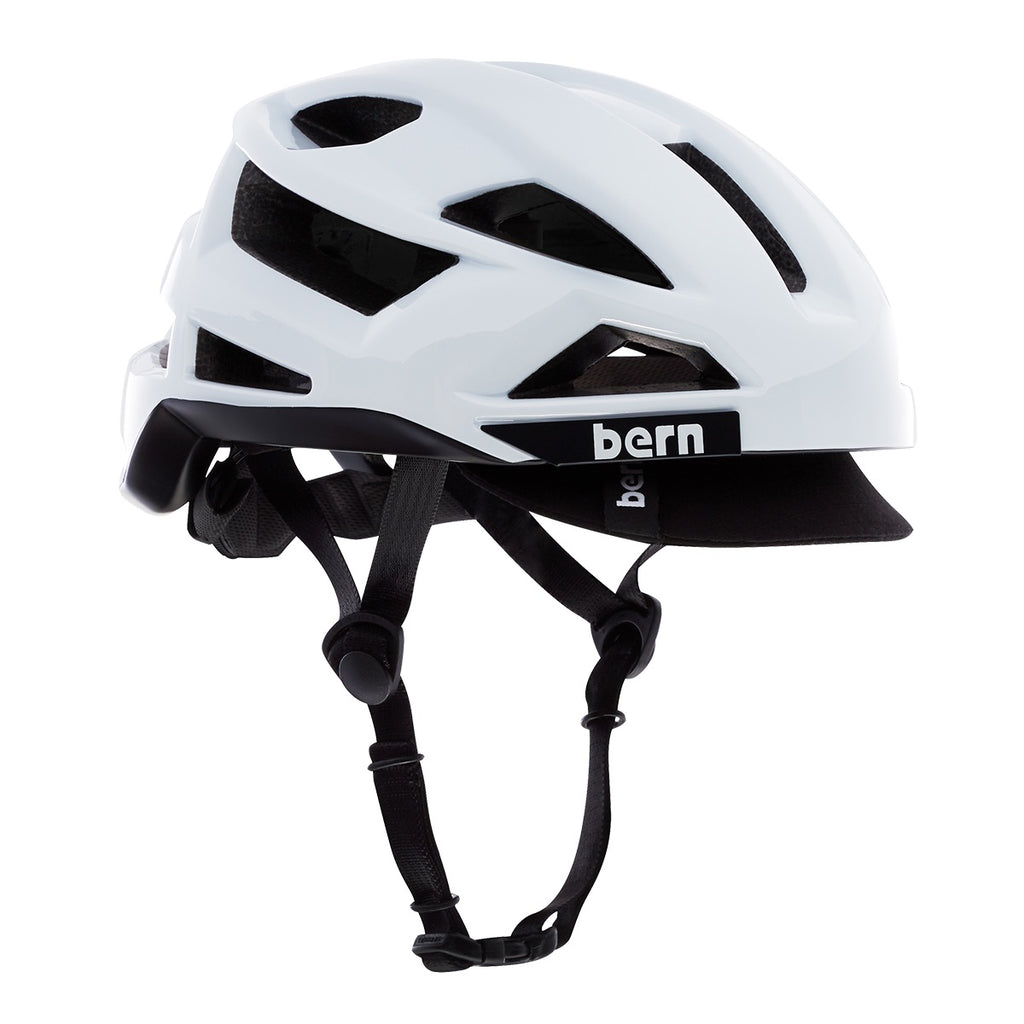 Pumpanickel Sports Shop. Buy Bern Helmet Singapore. Bern FL-1 Pave Bike Helmet with Visor - Gloss White