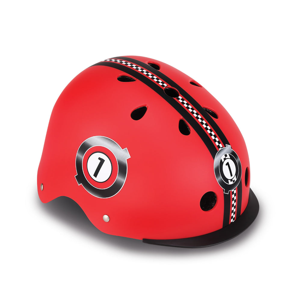 Shop Singapore Pumpanickel Sports Shop Buy Globber Scooter Helmet for Kids with LED Lights - New Red Racing