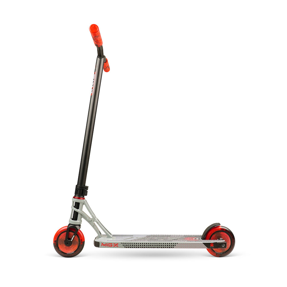 Shop trick scooter Singapore on Pumpanickel Sports Shop | Buy latest MGP freestyle scooter completes in Singapore | MGX P2 Pro complete trick scooter Grey Red