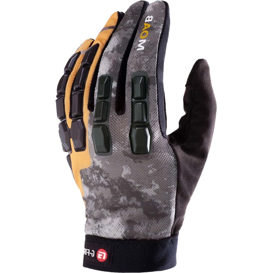 Pumpanickel Sports Shop G-Form Moab Mountain Bike Gloves for MTB, cycling - Gray/Sunburst