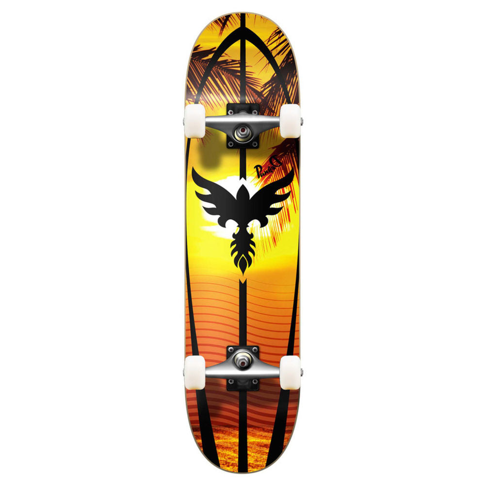 Pumpanickel Sports Shop Yocaher Skateboard. Yocaher 8" complete skateboard Sunset graphic