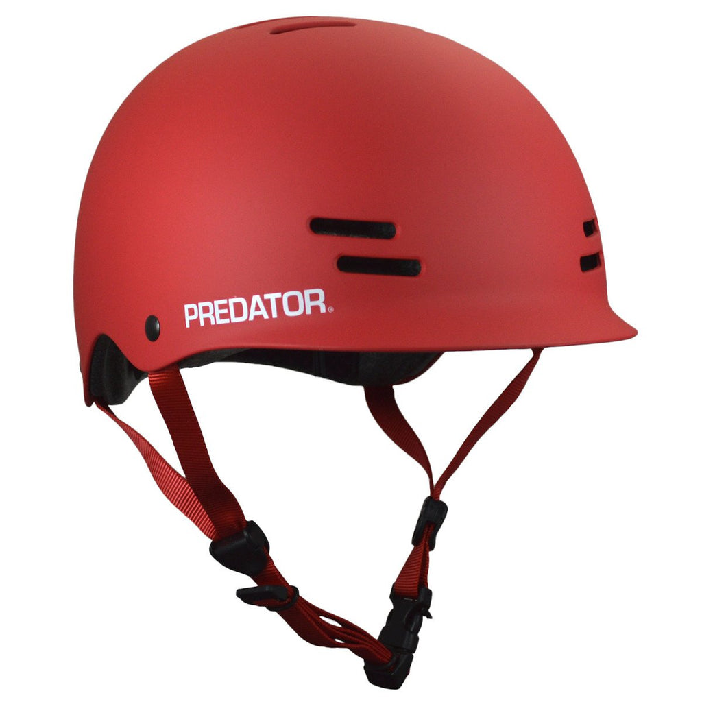 Pumpanickel Sport Shop Predator FR7 Helmet Certified Free-ride Skate Helmet Matte Red