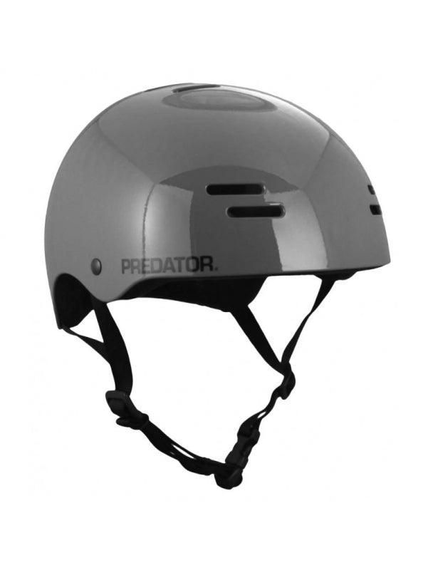 Pumpanickel Sports Shop Predator SK8 Soft Foam Skate Helmet Gloss Grey