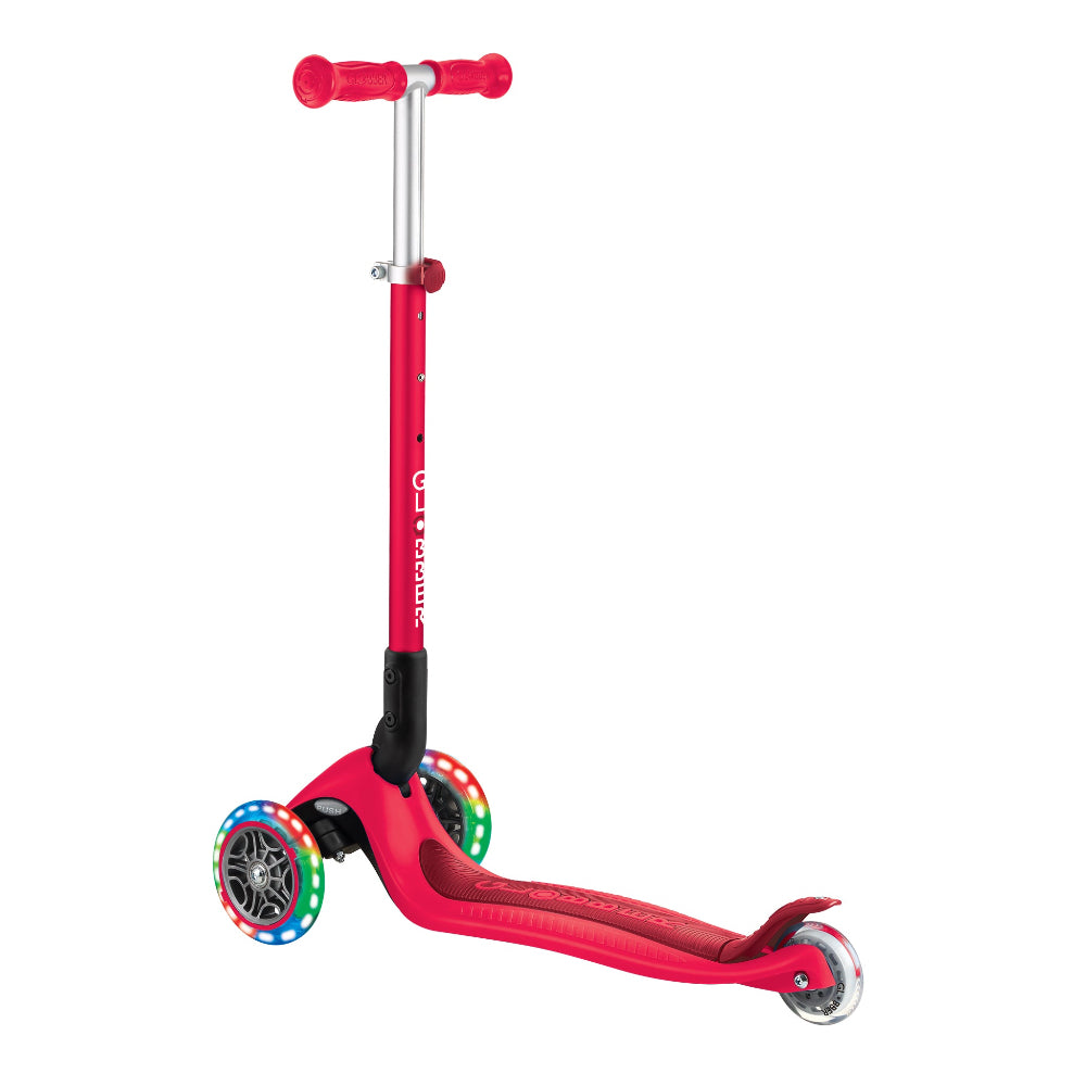 Shop Singapore Pumpanickel Sports Shop Buy Globber Primo Foldable Lights 3-Wheels Kids Scooter - Red