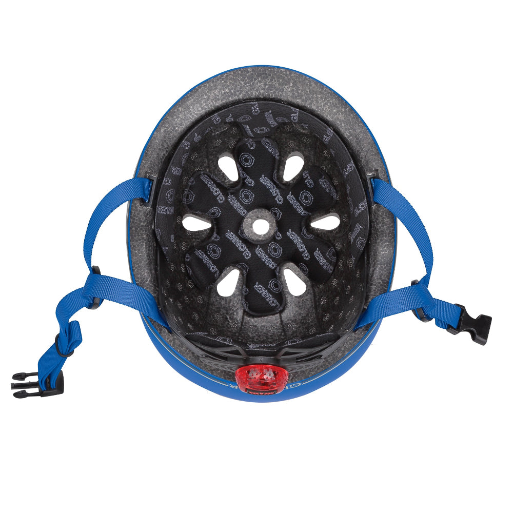 Shop Singapore Pumpanickel Sports Shop Buy Globber Scooter Helmet for Toddler with LED Lights - Navy Blue
