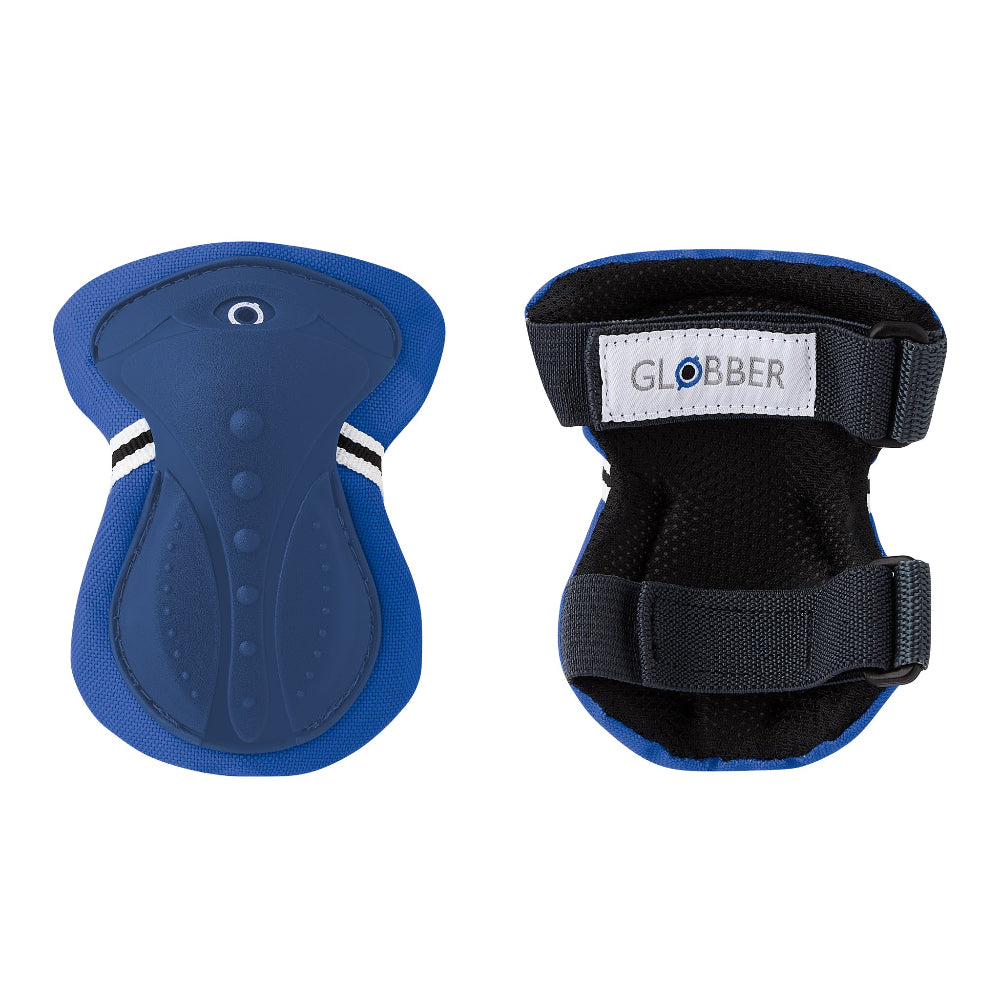 Shop Singapore Pumpanickel Sports Shop Buy Globber Junior 3-in-1 Protective Gear - pair of wrist guards, elbow pads & knee pads in one pack. Navy Blue