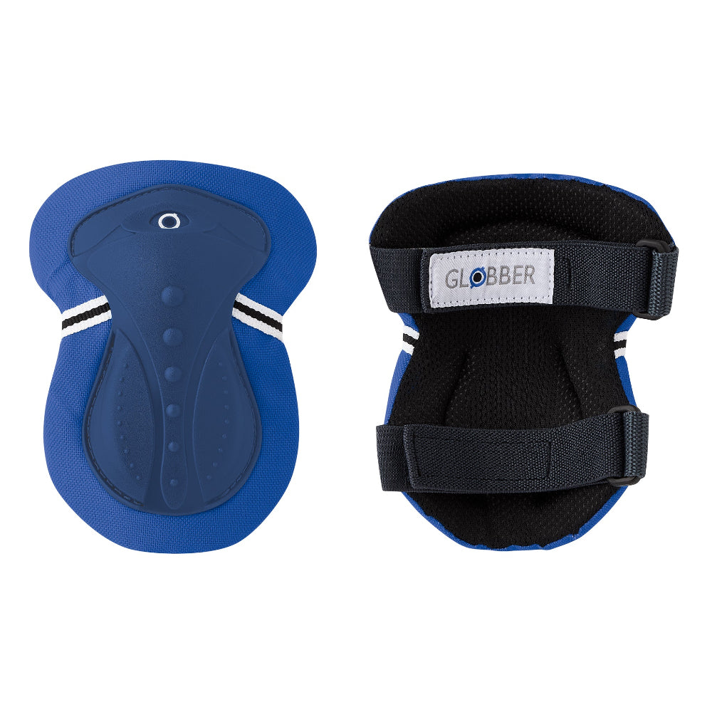 Shop Singapore Pumpanickel Sports Shop Buy Globber Junior 3-in-1 Protective Gear - pair of wrist guards, elbow pads & knee pads in one pack. Navy Blue