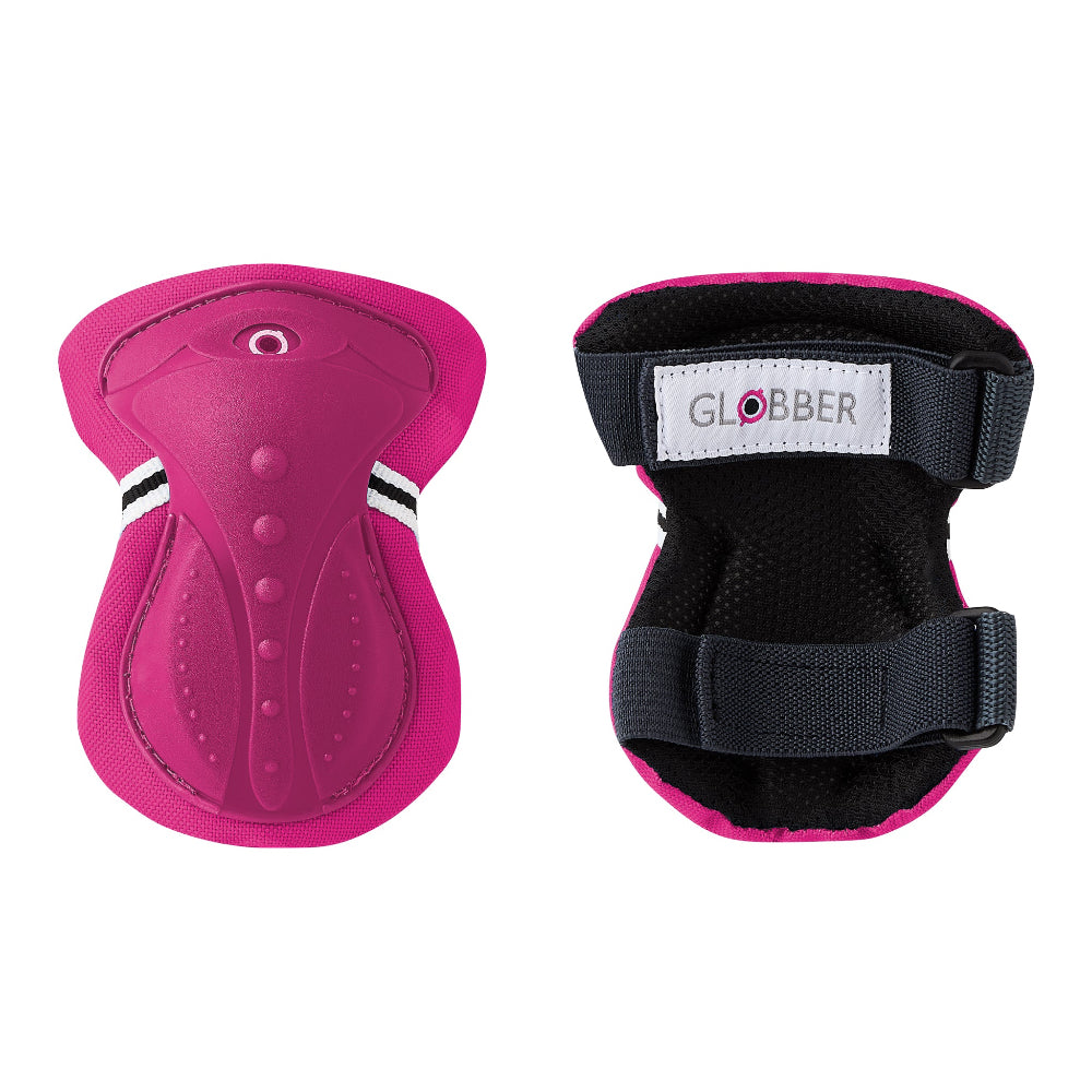 Shop Singapore Pumpanickel Sports Shop Buy Globber Junior 3-in-1 Protective Gear - pair of wrist guards, elbow pads & knee pads in one pack. Fuchsia