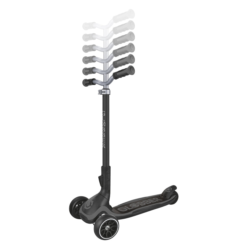 Shop Singapore Pumpanickel Sports Shop Buy Globber Ultimum Foldable 3-Wheels Kick Scooter - Black-Charcoal Grey