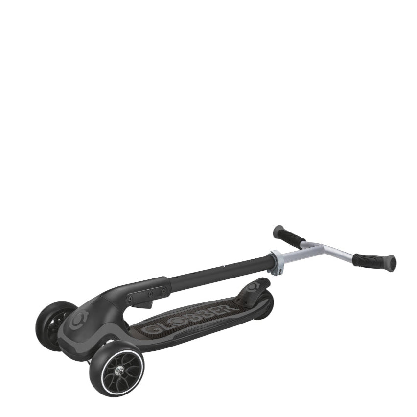 Shop Singapore Pumpanickel Sports Shop Buy Globber Ultimum Foldable 3-Wheels Kick Scooter - Black-Charcoal Grey