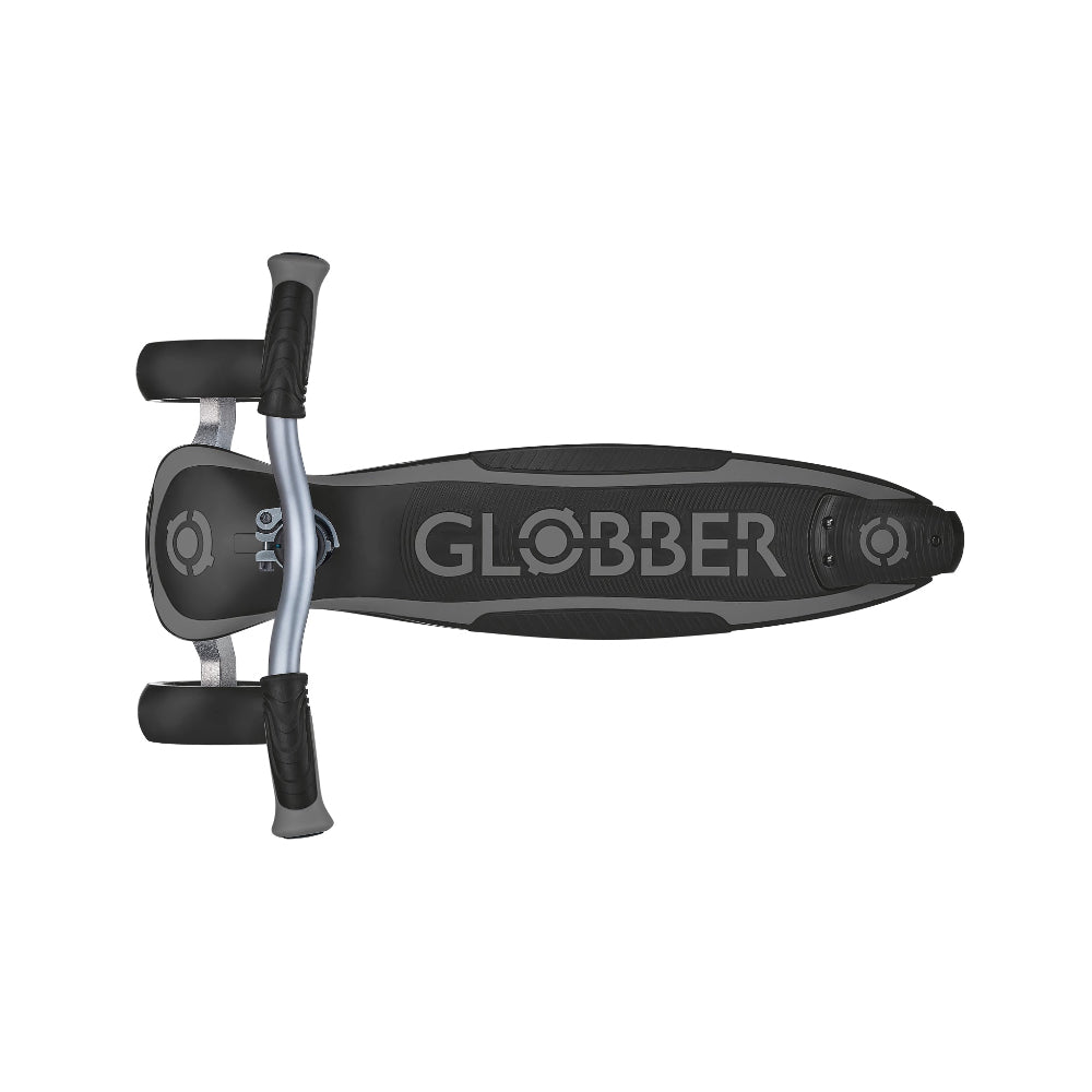 Shop Singapore Pumpanickel Sports Shop Buy Globber Ultimum Foldable 3-Wheels Kick Scooter - Black-Charcoal Grey