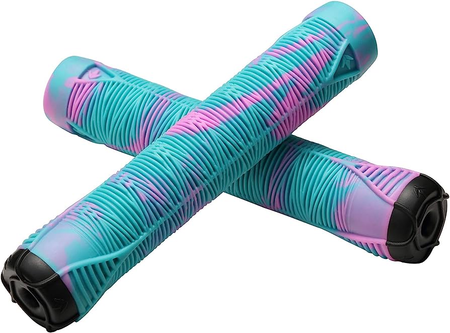 Envy scooter hand grips - Teal Pink