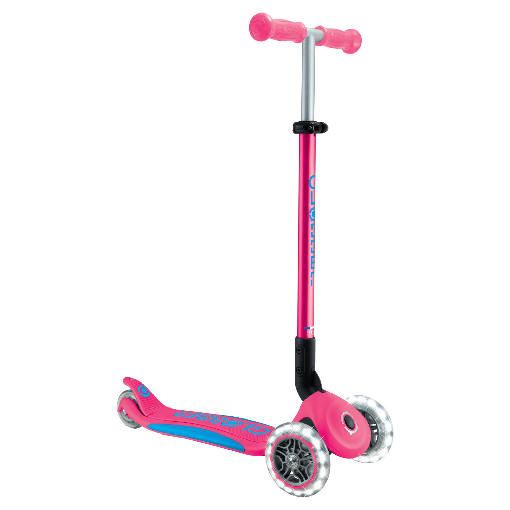 Shop Singapore Pumpanickel Sports Shop. Buy Globber Elite Foldable Lights 3-Wheels Kids Scooter - Fuchsia