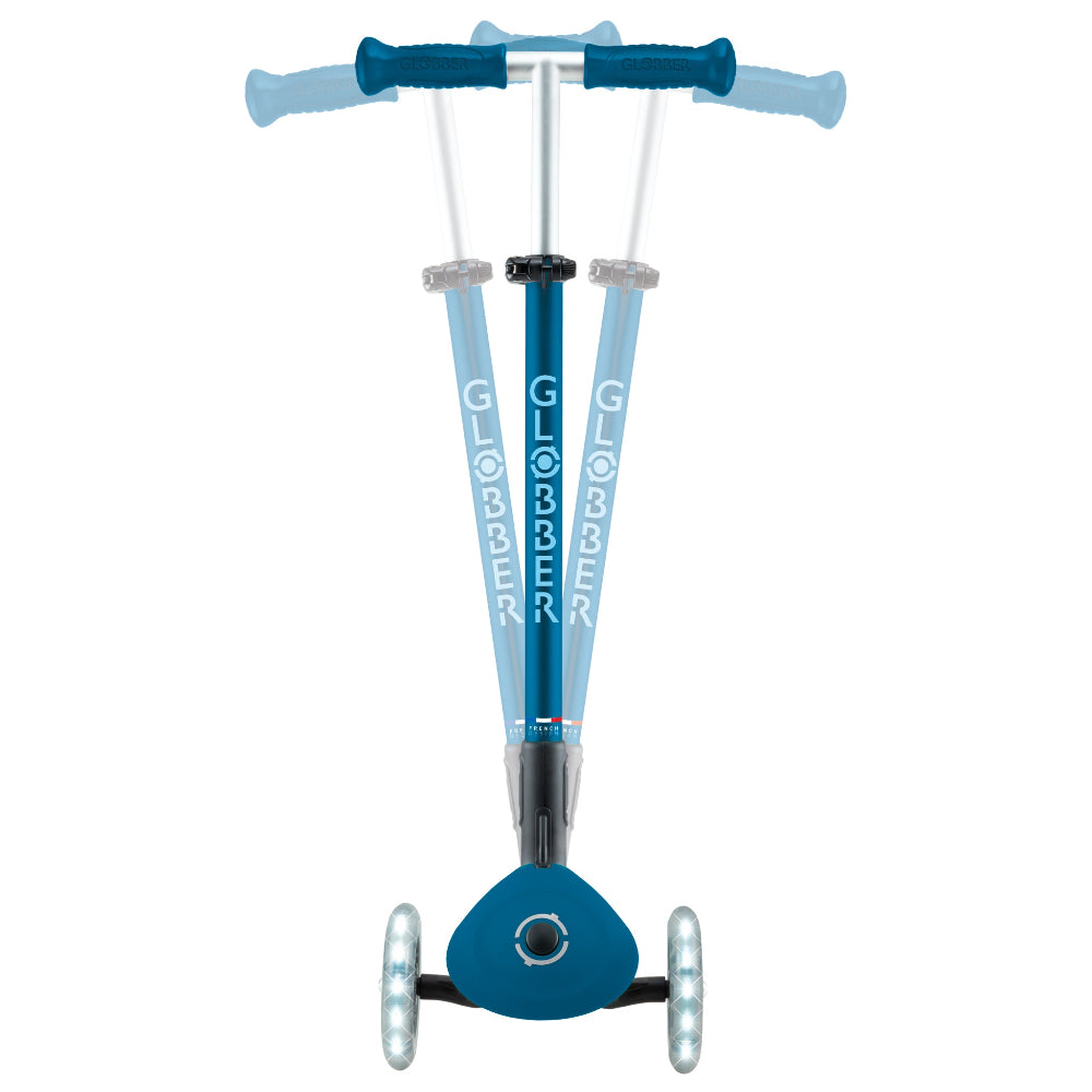 Shop Singapore Pumpanickel Sports Shop. Buy Globber Elite Foldable Lights 3-Wheels Kids Scooter - Petrol Blue