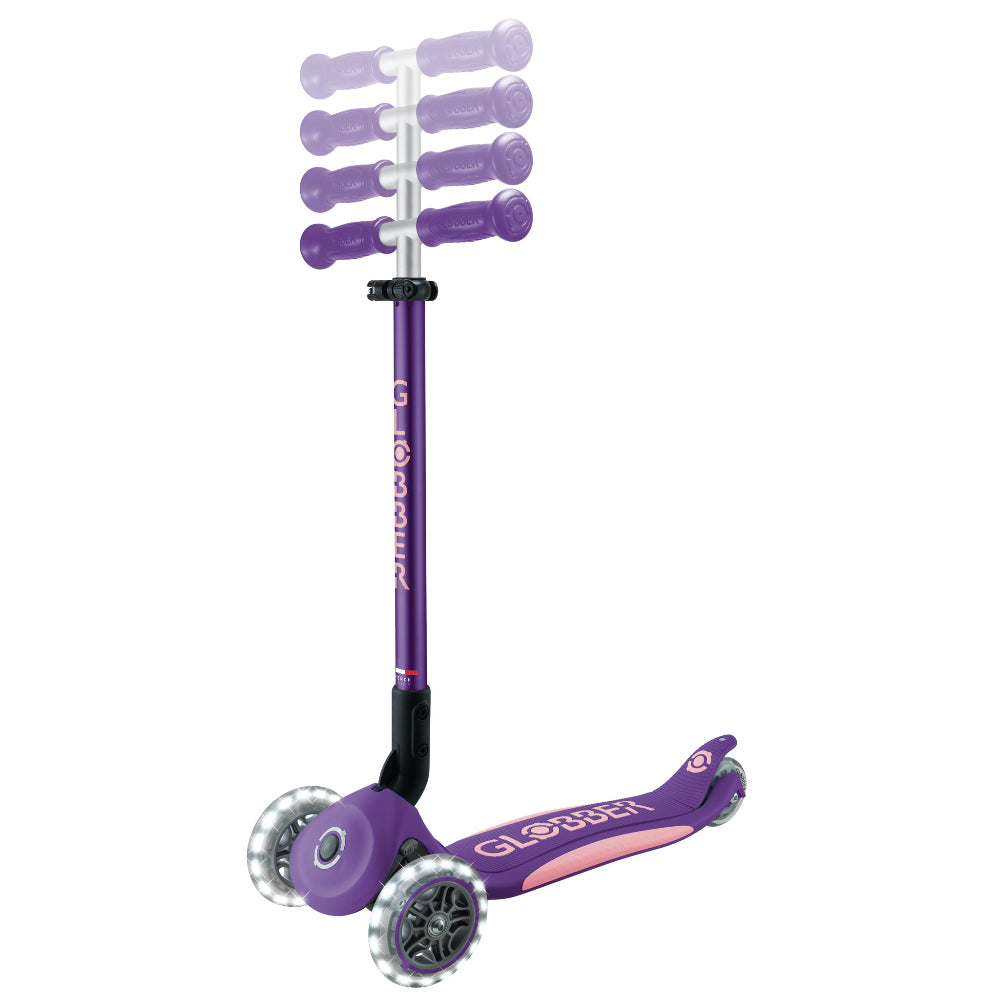 Shop Singapore Pumpanickel Sports Shop. Buy Globber Elite Foldable Lights 3-Wheels Kids Scooter - Purple