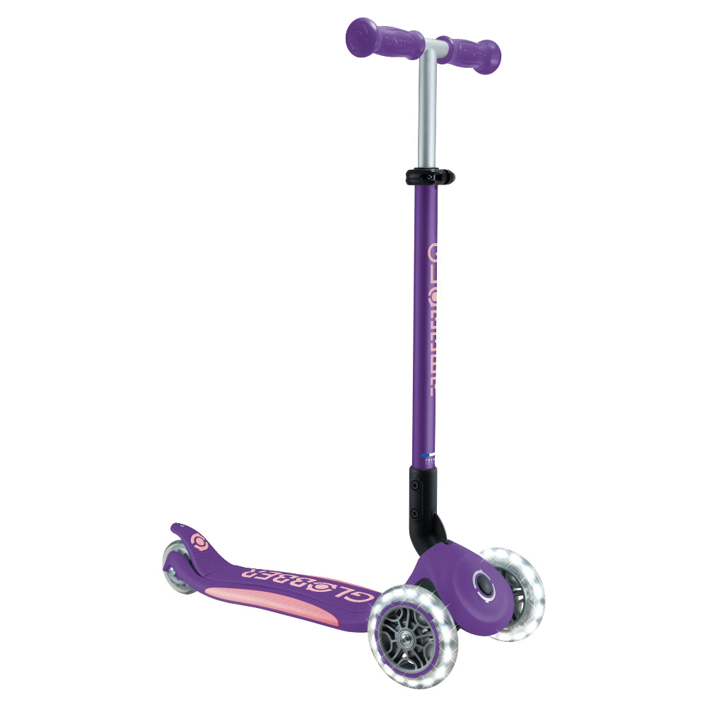 Shop Singapore Pumpanickel Sports Shop. Buy Globber Elite Foldable Lights 3-Wheels Kids Scooter - Purple