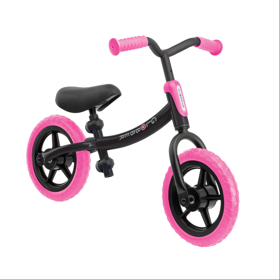 Shop Singapore Pumpanickel Sports Shop Buy Globber Go Bike V2 balance bike for toddlers - Neon Pink