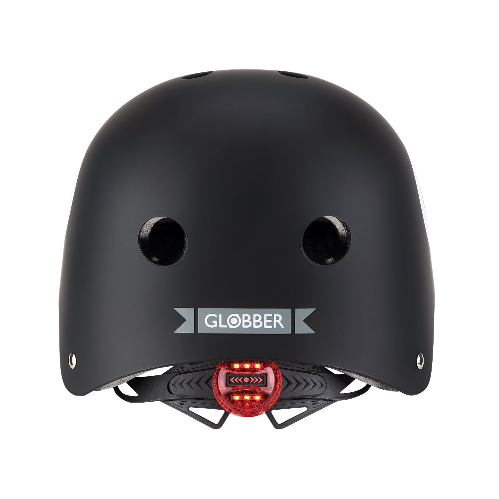 Shop Singapore Pumpanickel Sports Shop Buy Globber Scooter Helmet for Kids with LED Lights - Black 8 Ball