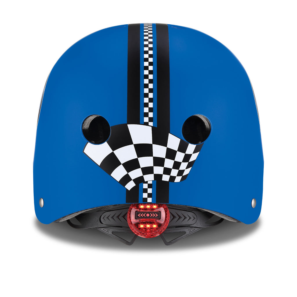 Shop Singapore Pumpanickel Sports Shop Buy Globber Scooter Helmet for Kids with LED Lights - Navy Blue Racing