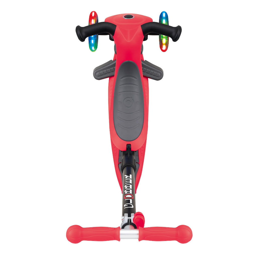 Shop Singapore Pumpanickel Sports Shop Buy Globber Go UP Foldable Plus Lights toddler scooter with seat for 15 months to 7 years - Red