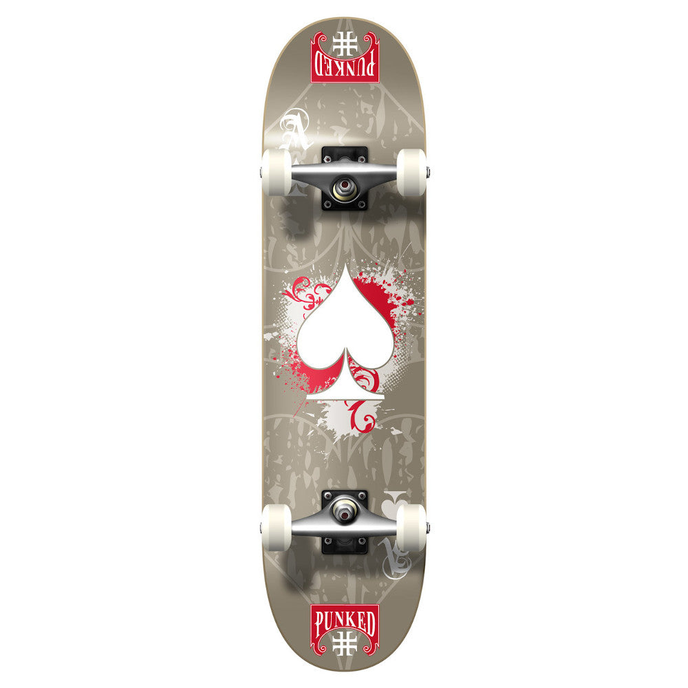 Pumpanickel Sports Shop Yocaher Skateboard. Yocaher Skateboard 8" complete skateboard Ace Series Ace Grey