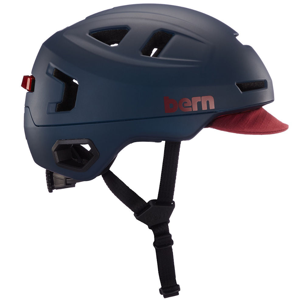 Pumpanickel Sports Shop. Buy Bern Helmet Singapore. Bern Hudson MIPS Certified Sports Helmet with integrated light - Matte Navy