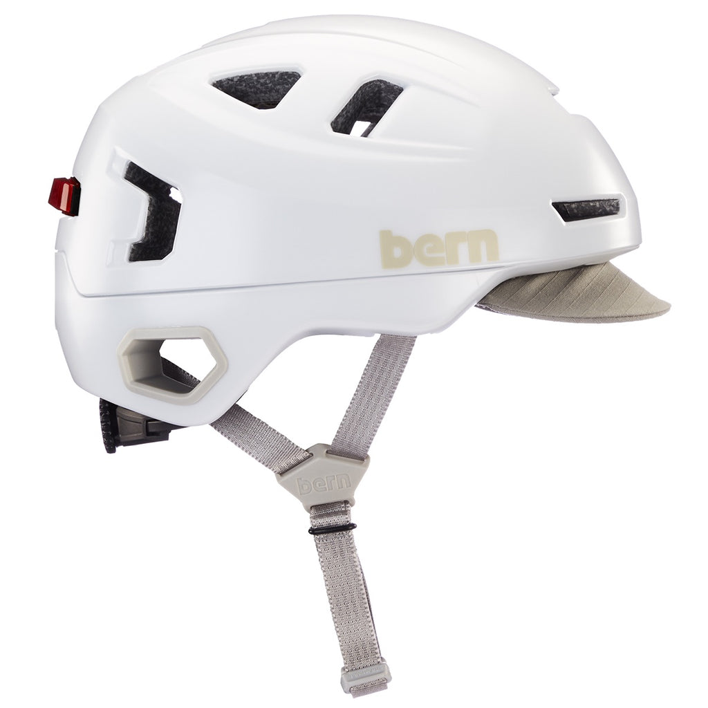Pumpanickel Sports Shop. Buy Bern Helmet Singapore. Bern Hudson MIPS Certified Sports Helmet with integrated light - Satin White