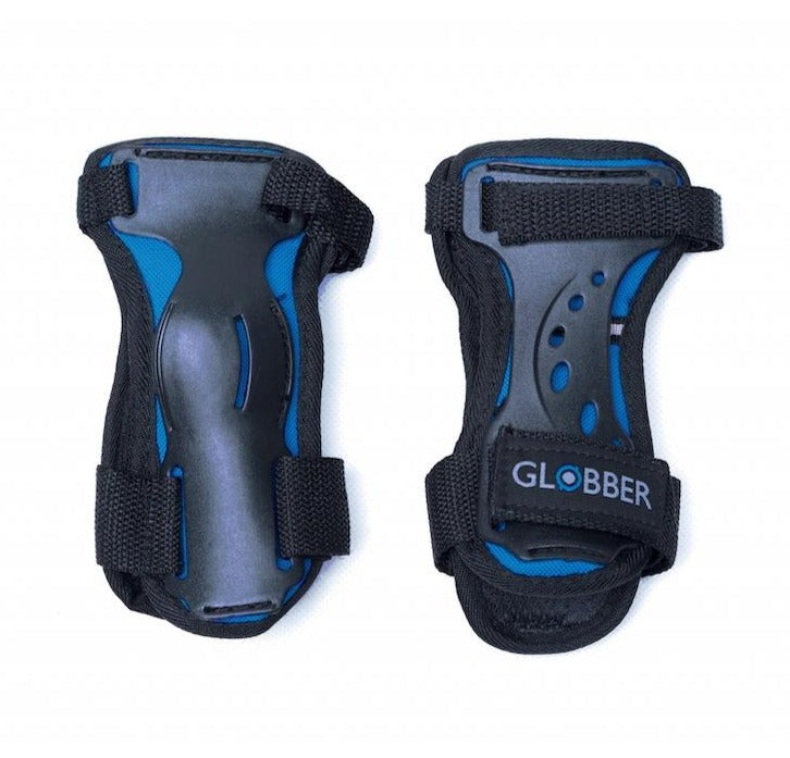 Shop Singapore Pumpanickel Sports Shop Buy Globber Junior 3-in-1 Protective Gear - pair of wrist guards, elbow pads & knee pads in one pack. Blue