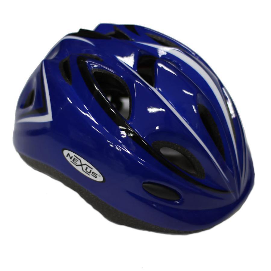Pumpanickel Sports Shop Nexus kids helmet for kids when they are out skating, scooting or cycling. Sizes S & M for age 2 years & up. Navy Blue