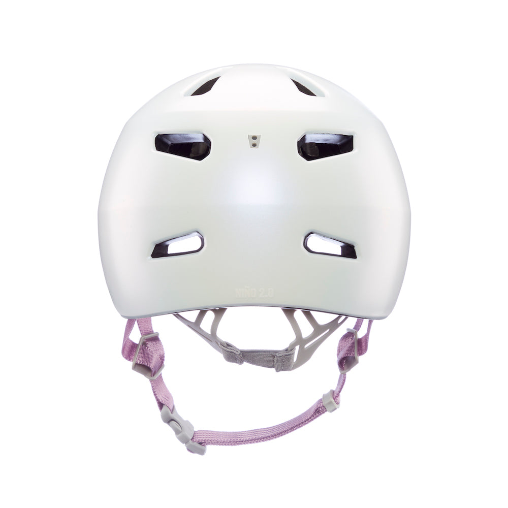 Bern Nino 2.0 Youth Certified Sports Helmet | Non-MIPS - Satin Galaxy Pearl