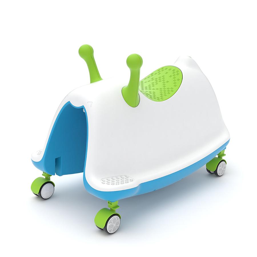 Pumpanickel Sports Shop Buy Chillafish Trackie 3-in-1 Walker Rocker Ride-On for age 1 to 5 Lime Blue for Boys and Girls