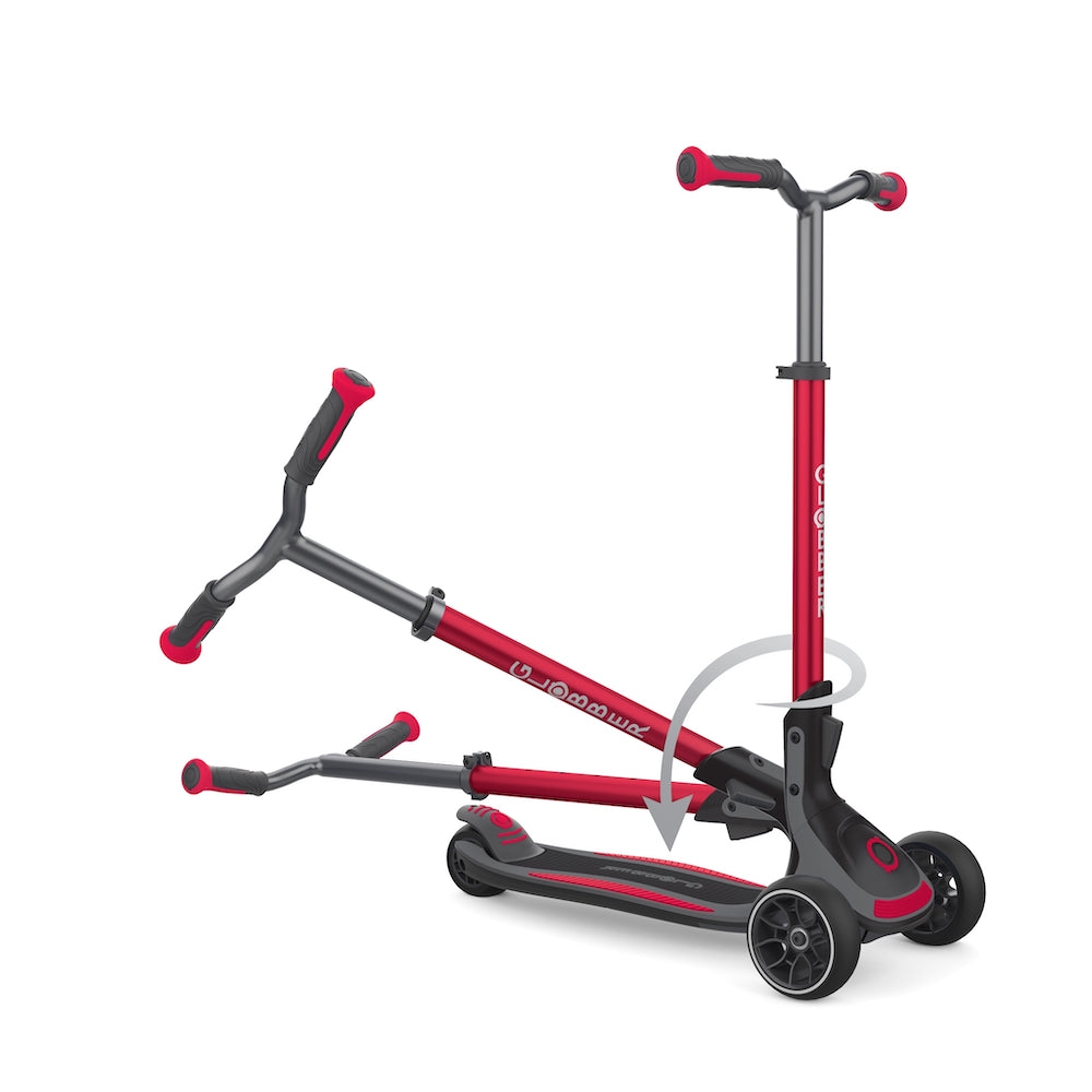 Shop Singapore Pumpanickel Sports Shop Buy Globber Ultimum Foldable 3-Wheels Kick Scooter - Red