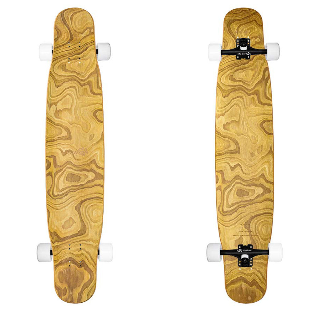 Rebirth Meow Longboard Complete Natural Series - Water Mark