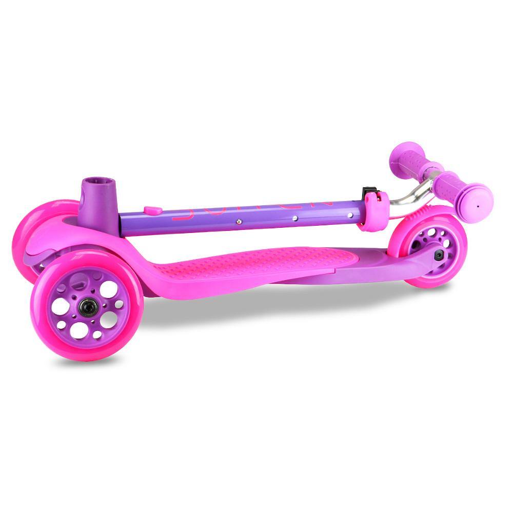 Pumpanickel Sports Shop Buy Zycom Zing 3 Wheel Kick Scooter for Kids. Pink-Purple for girls, age 3 to 5 years. Detachable bar for easy storage