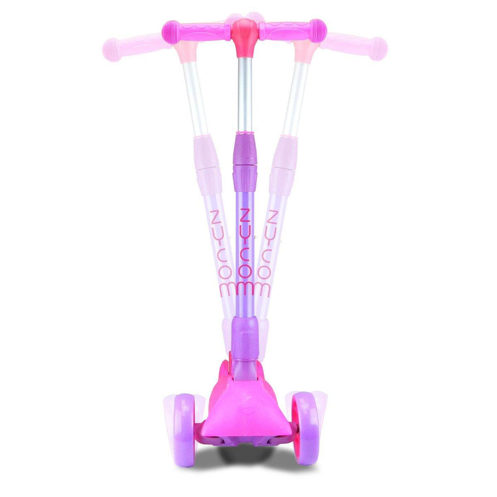 Pumpanickel Sports Shop Buy Zycom Zinger foldable kick scooter for kids age 5 to 8. Pink for girls. Pivot steering & self-righting technology