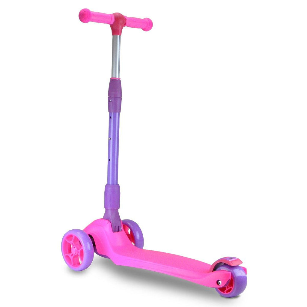 Pumpanickel Sports Shop Buy Zycom Zinger foldable kick scooter for kids age 5 to 8. Pink for girls. Quick stop rear brake