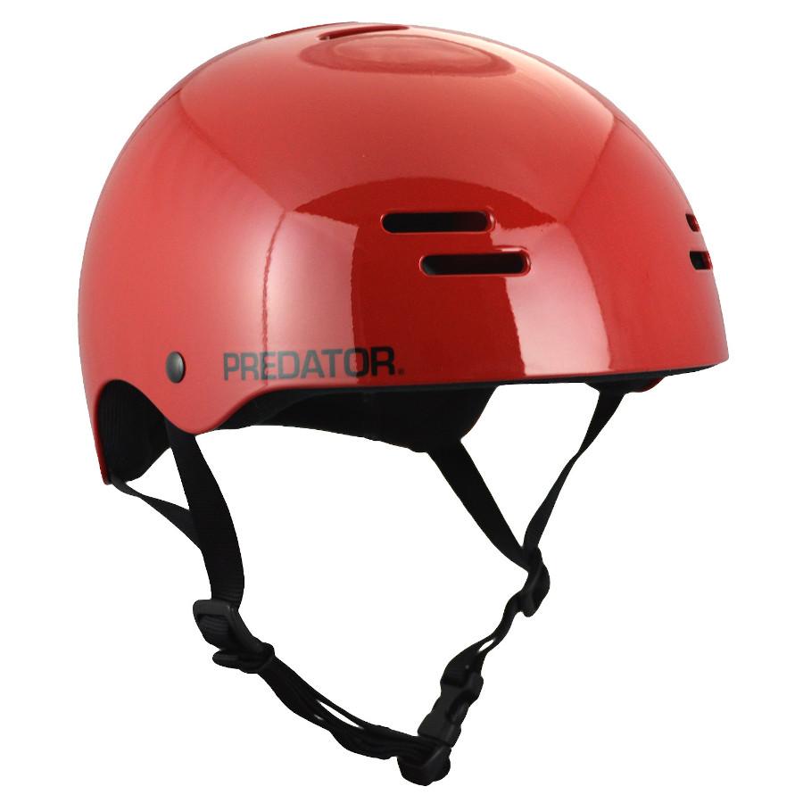 Pumpanickel Sports Shop Predator SK8 Soft Foam Skate Helmet Gloss Red